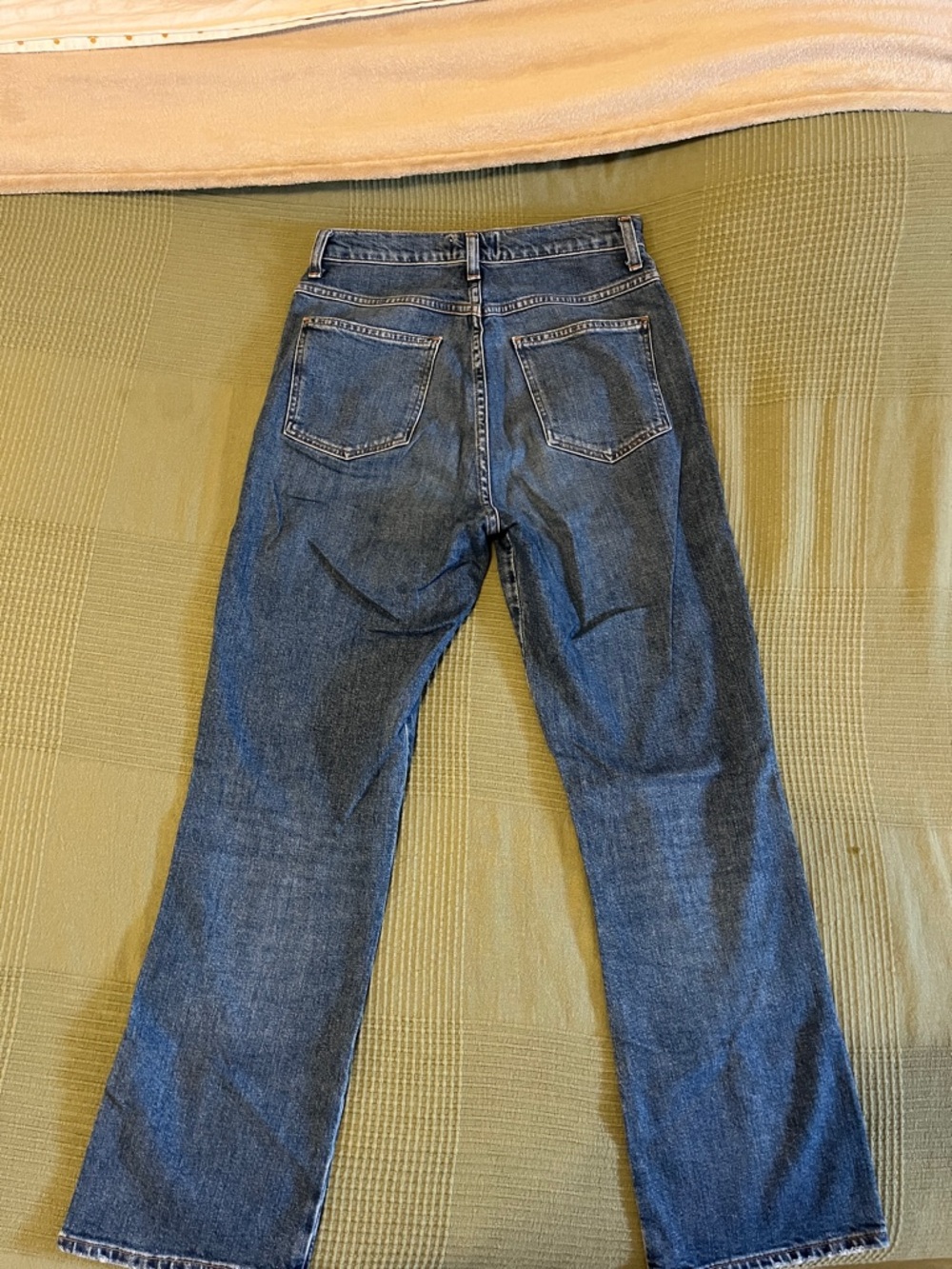 Agolde Women’s Classic Blue Straight-Leg Jeans - Picture 4 of 4